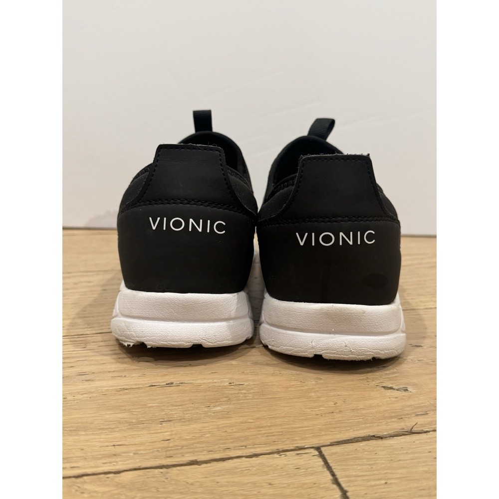 Vionic Camrie Slip-On Mesh Athletic Sneakers Shoes Black & White Women's 8.5 US - Picture 2 of 8
